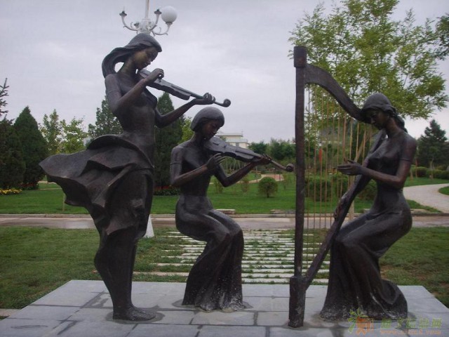 人物景观雕塑铜铸雕塑艺术