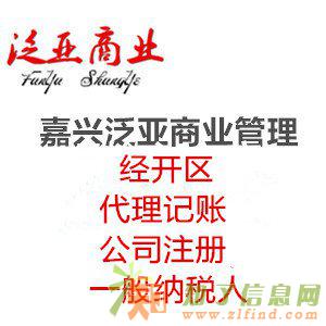 嘉兴市经开区代理记账公司执照注册一般纳税人申请