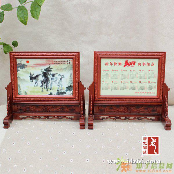 瓷板画厂家定制大型手绘瓷板画