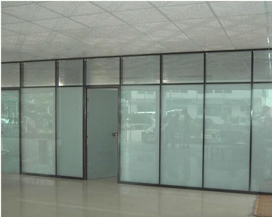 天津塘沽区安装钢化玻璃门制作天津各种玻璃隔断