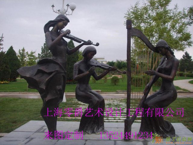 上海零爵铜铸人物雕塑广场雕塑摆件