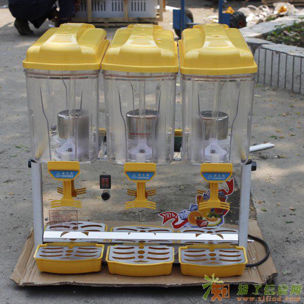 果汁冷饮机 三缸饮料机 冷热双温果汁机