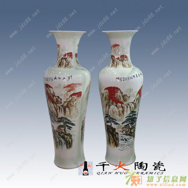 新店开业定制陶瓷花瓶礼品，景德镇大花瓶
