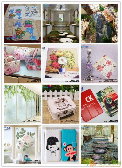 深圳UV万能打印机能在平板材料上打印图案