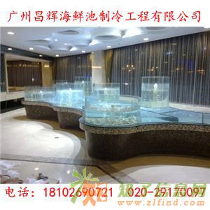 广州走廊海鲜池设计，广州酒店海鲜池商家