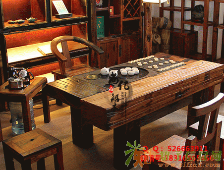 老船木茶桌批发船木家具古船木茶桌石墨茶几户外茶台