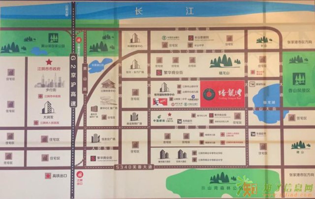 江阴地铁口蟠龙湾售楼处南北完全通透