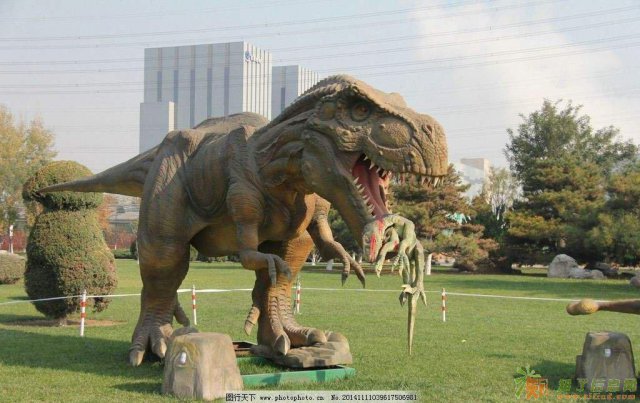 上海雕塑专业制作景观道具仿真恐龙树脂玻璃钢圆雕雕塑