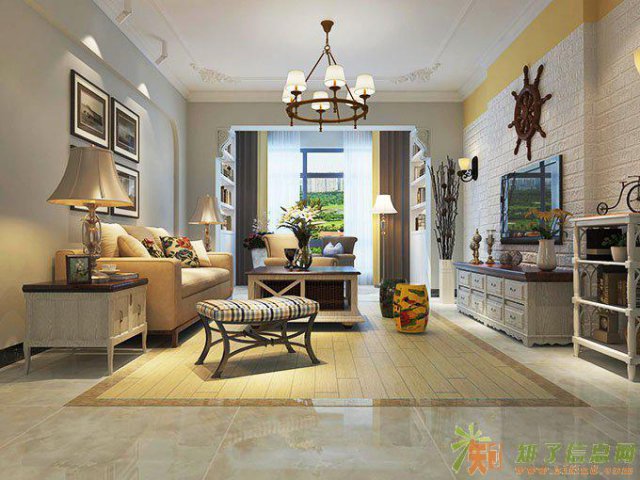 盛星装饰-文博府-地中海风格