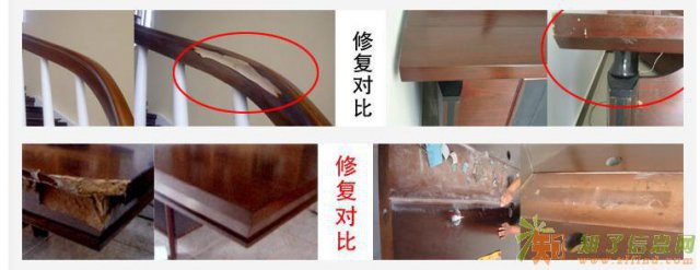 苏州家具维修 家具泡水起鼓开裂缝隙大漆面