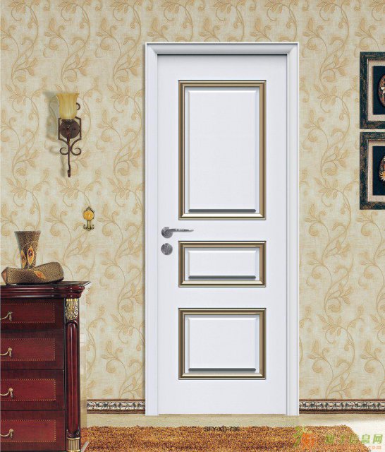 索菲亚木门 现代简约木门 定制木门 时尚套色门