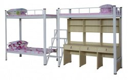 哲思实业湖南卡扣式公寓床厂家、卡扣式公寓铁床