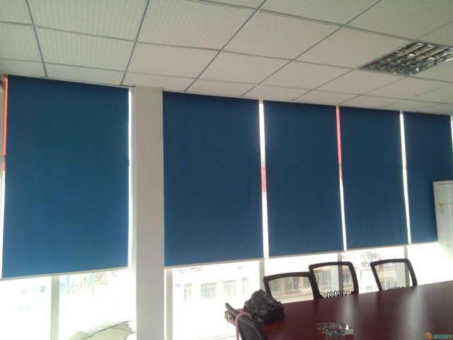 办公窗帘遮光卷帘百叶帘定做医院隔帘宾馆布艺窗帘纱帘