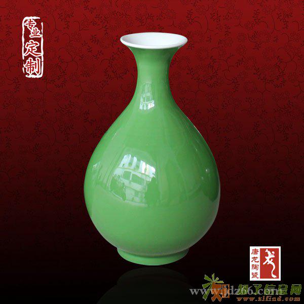 现代中式客厅装饰品电视柜摆件，景德镇大花瓶
