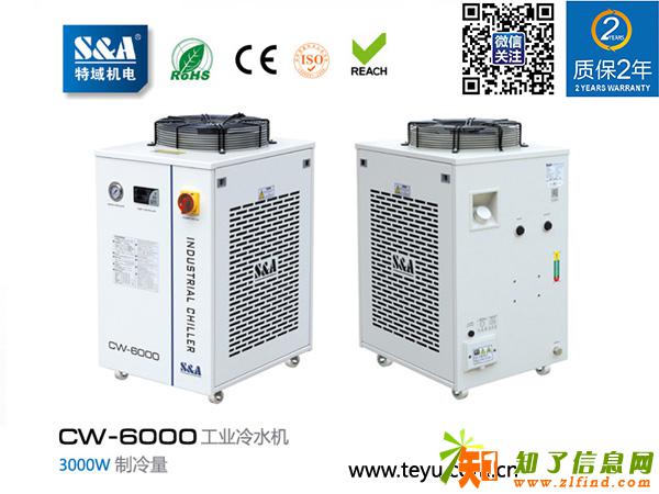 三台高速IC卡铣槽机封装机冷却仅配备一台特域冷水机