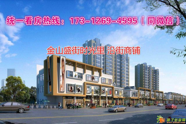 金山盛街时光里周边人口集聚热销旺铺均价3万起