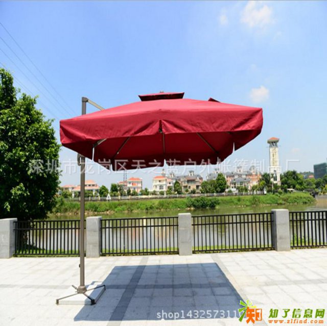 户外遮阳伞方形罗马伞花园庭院酒店豪华休闲伞沙滩伞