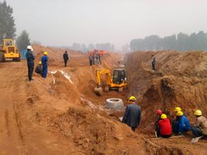 昆山大市镇污水管道开挖-管道修复