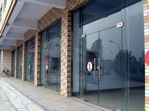 海淀区五彩城安装玻璃门