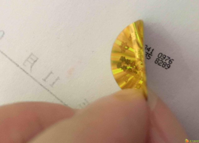 天津激光揭开留底标签/防窜货激光标签价格