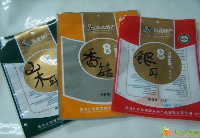 精品香菇/木耳/银耳/莲子等干货包装袋定制生产