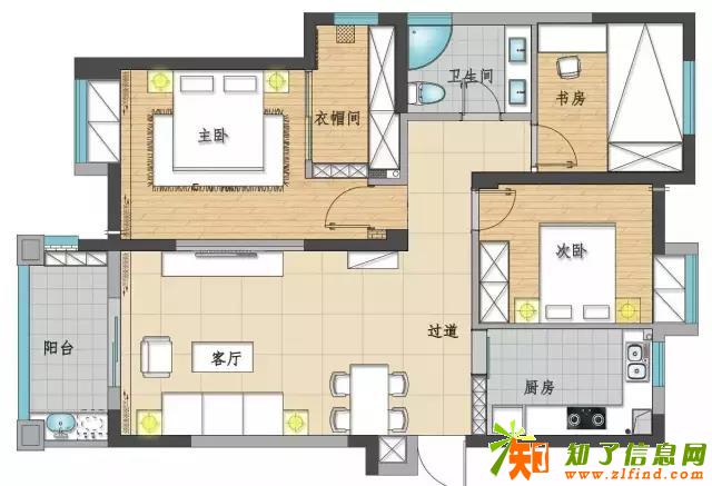 115平米三居室怎么装修才能更美更省钱