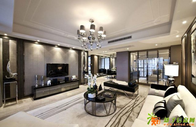 成都小区120平方三居简约装修11万