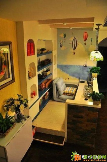 榻榻米的清新魅惑超凡脱俗，易居装饰统统hold住