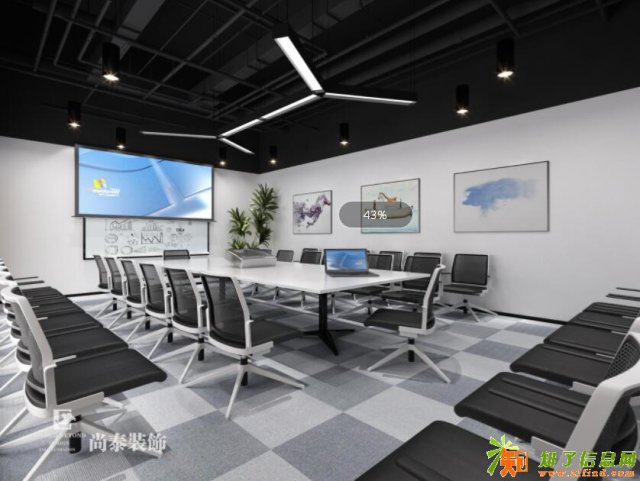 尚泰装饰—盛波尔生命科技厂房办公室装修设计