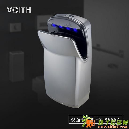 深圳办公楼高速干手器喷气式干手机双面无刷烘手器