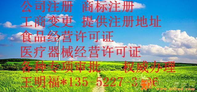 大兴专业代理食品经营许可事项