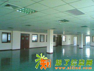 金山张堰工业区办公室装修，环氧地坪漆轻质砖隔墙施工