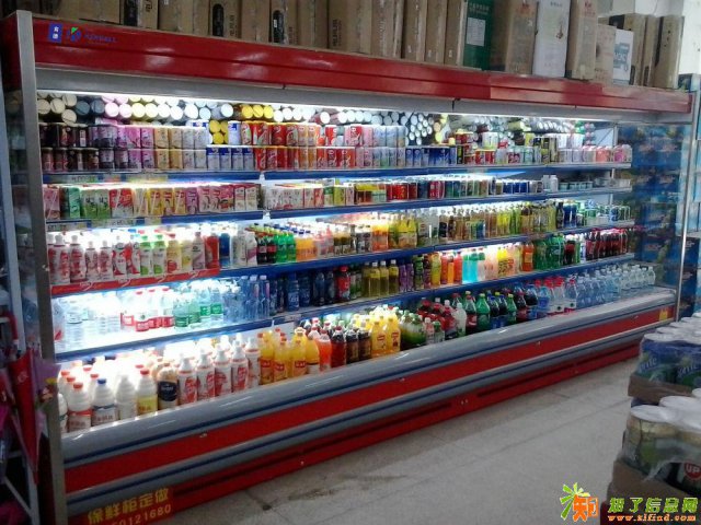 郑州厂家定制超市风幕柜的价格