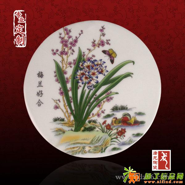 来样来图案加文字瓷板画定做定制瓷板画生产厂家
