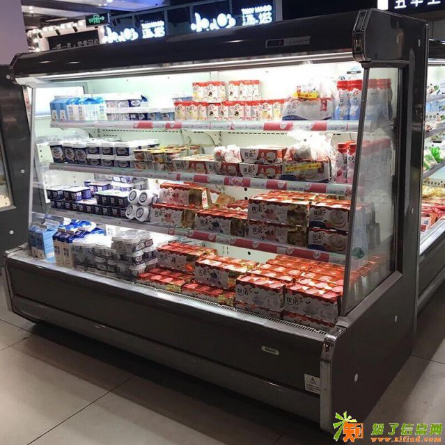 洛阳厂家定制超市环岛柜展示柜熟食柜风幕柜