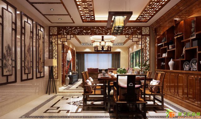 佐航全屋定制-新中式-集成环保墙板