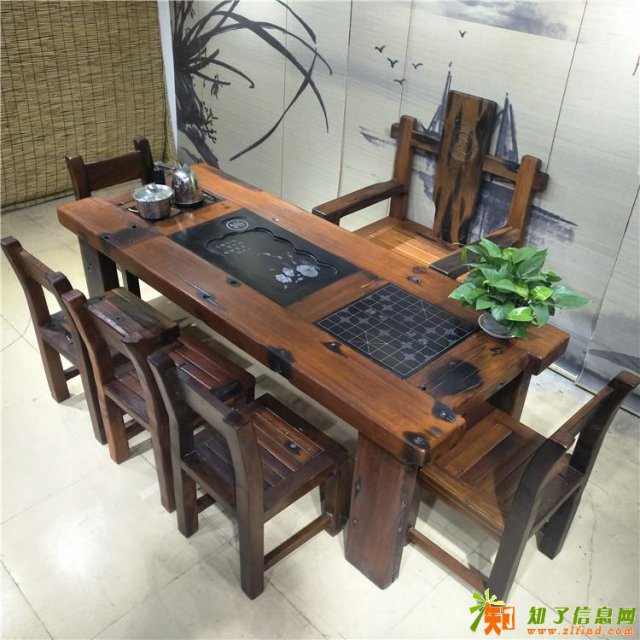 老船木茶几船木茶桌船木大龙骨茶台茶几沙发