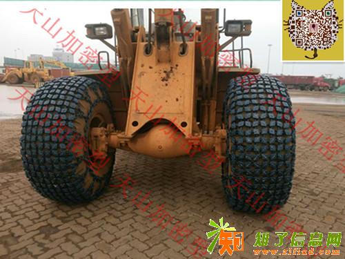 钢厂装载机加密型保护链 死胶轮胎板链 防烫保护链