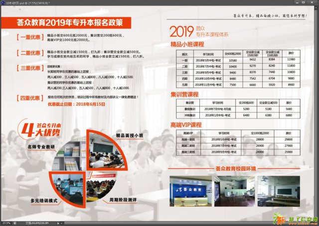 18年荟众教育专升本招生进行中