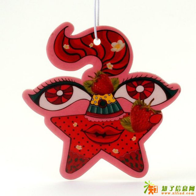 创意汽车香片 去除异味 香片挂件 清新车载香薰片