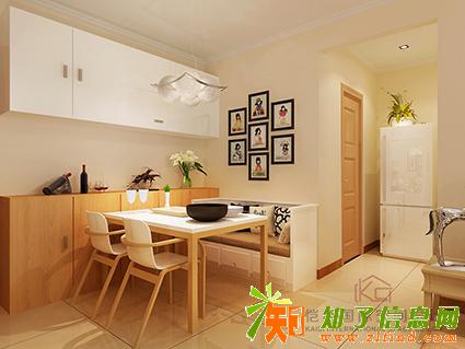 【恺斯国际空间设计】小户型餐厅不妨来个漂亮的卡座