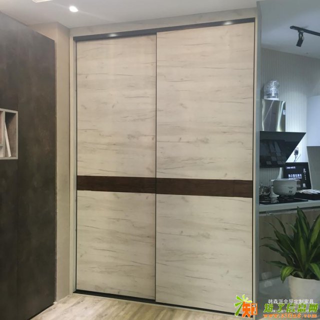 进口爱格板推拉门衣柜卧室柜移门柜置物柜衣帽间定制