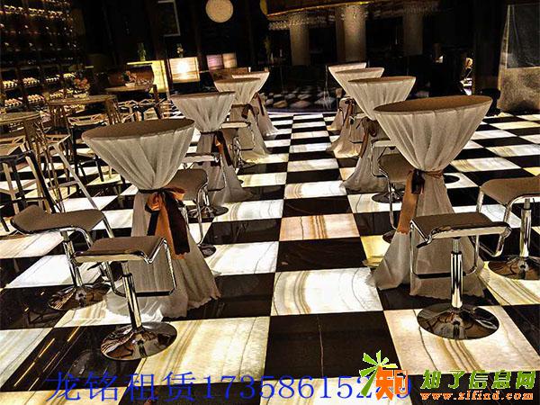 租赁派对吧桌吧椅，发光吧桌，鸡尾酒桌找龙铭最专业