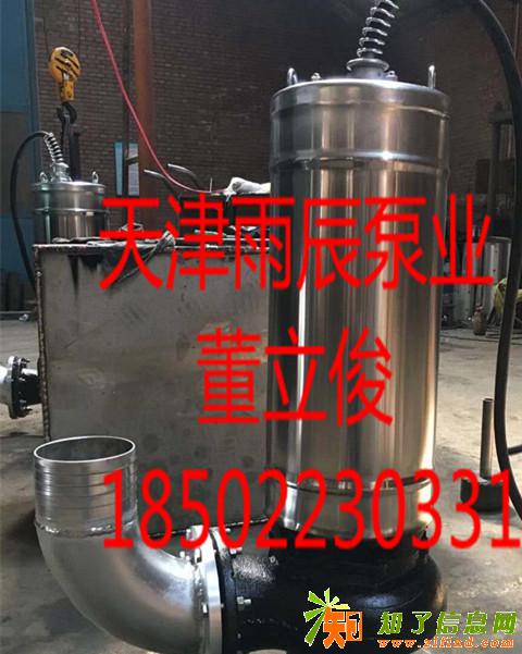 天津雨辰大流量高扬程不锈钢深井排水泵厂家