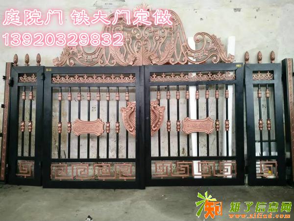 铸铁围栏厂家_庭院护栏价格_天津东丽区铁艺围栏加工