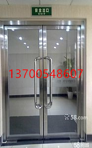 太原定做玻璃门安装维修门面房玻璃门