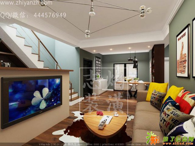 浦东装潢公司 滴水湖馨苑现代简约家庭装修风格