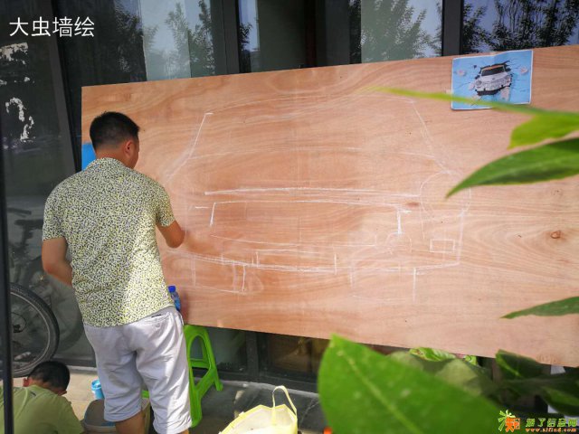 成都温江3D专业绘画大虫墙绘