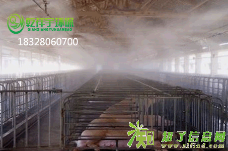 自贡喷雾降温设备养殖场喷雾降温设备-成都乾祥宇环保