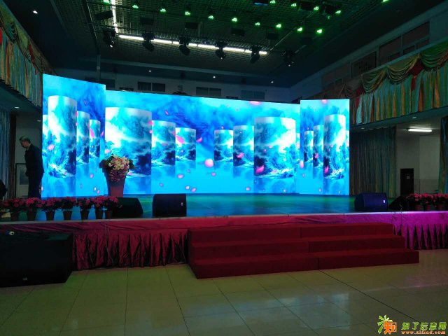 开封年会庆典LED显示屏出租高清LED大屏幕